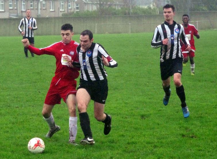 Heavy rain disrupts the Pembrokeshire Football League top flight again